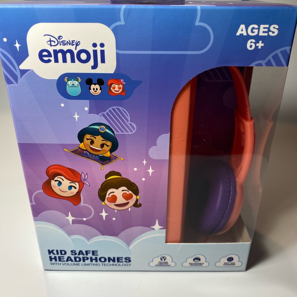 Disney Emoji Princesses Kid Safe Headphones